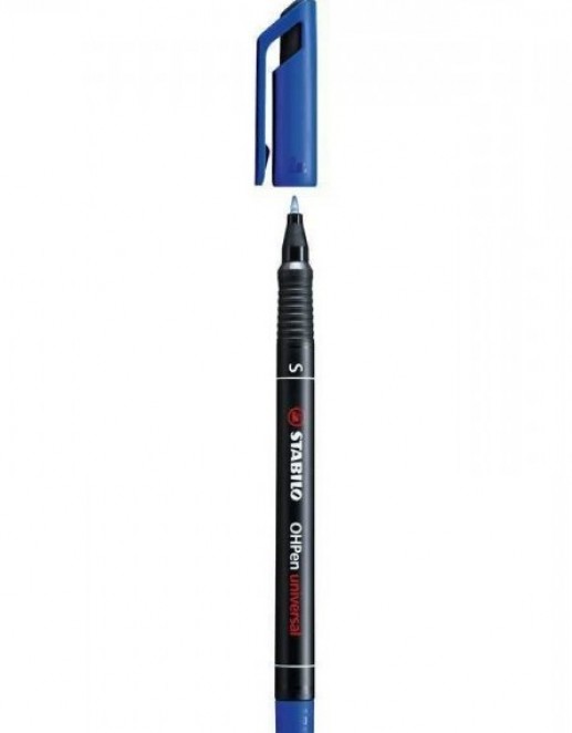 Μαρκαδόρος διαφανειών STABILO OHPen universal Blue S